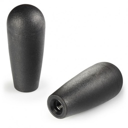 [B17-077-644] M13583.TG1001 rounded handle with push-fit hole H84 d10 polyamide Boteco [M13583.TG1001]