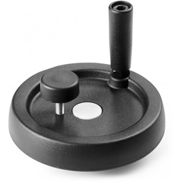 [B16-091-778] C970100.TP0501 handwheel with revolving handle and locking knob D100 d5 Boteco [C970100.TP0501]