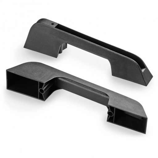 [B16-094-860] B227132.TG08.501PP inclined handle I132 d8,5 black Boteco (B227132.TG08.501PP)